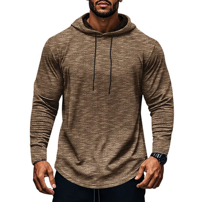 Casual hoodie with a loose fit for men