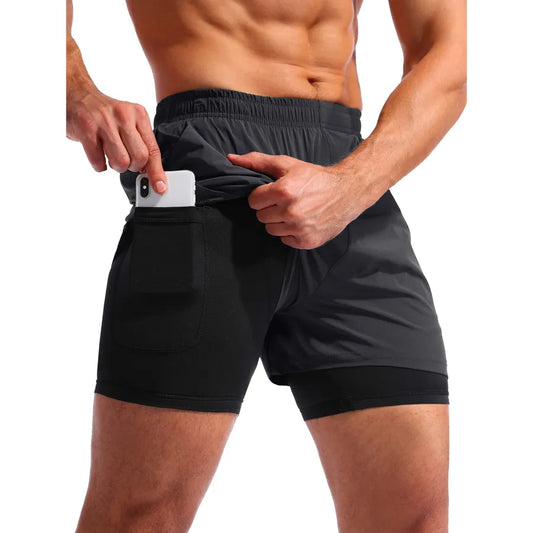 Tactical lined shorts for men