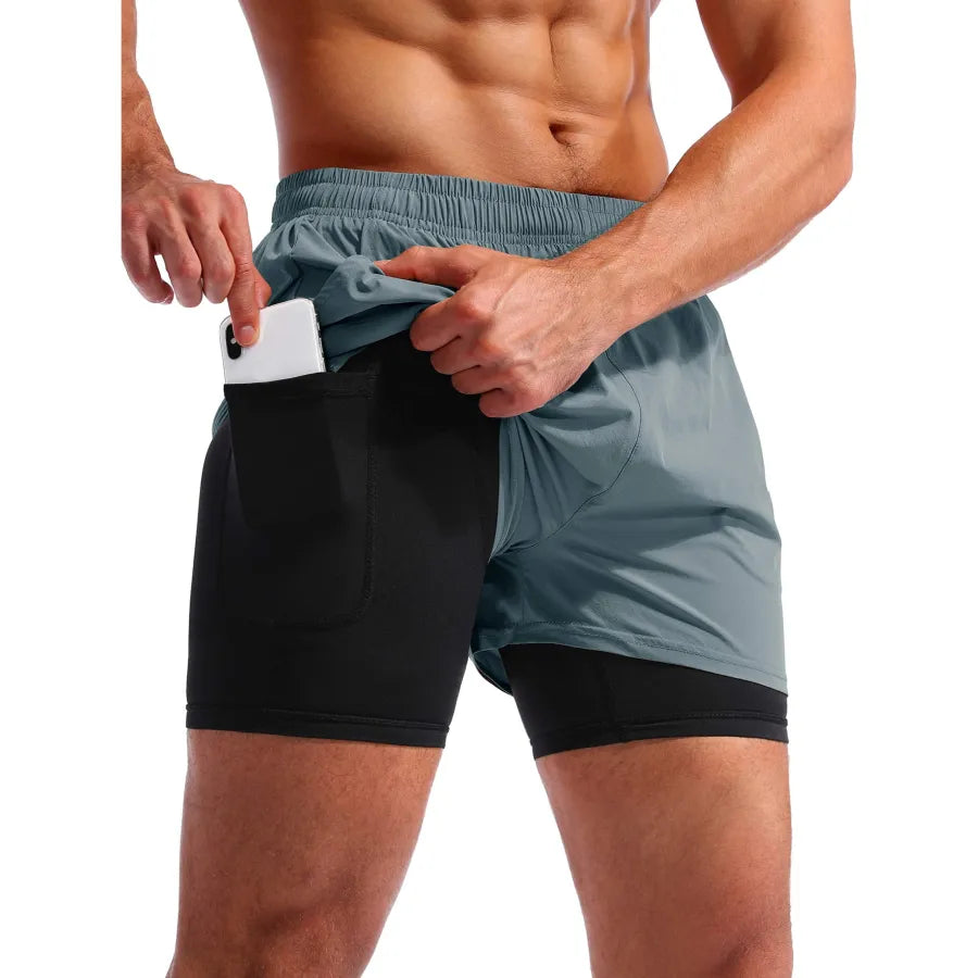 Tactical lined shorts for men