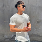 Camiseta Henley Vintage para hombre
