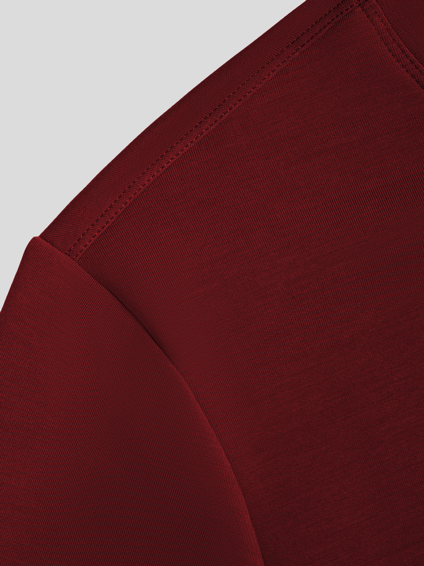 Camiseta de manga corta en mezcla de modal: corte ajustado