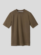 Camiseta de manga corta en mezcla de modal: corte ajustado
