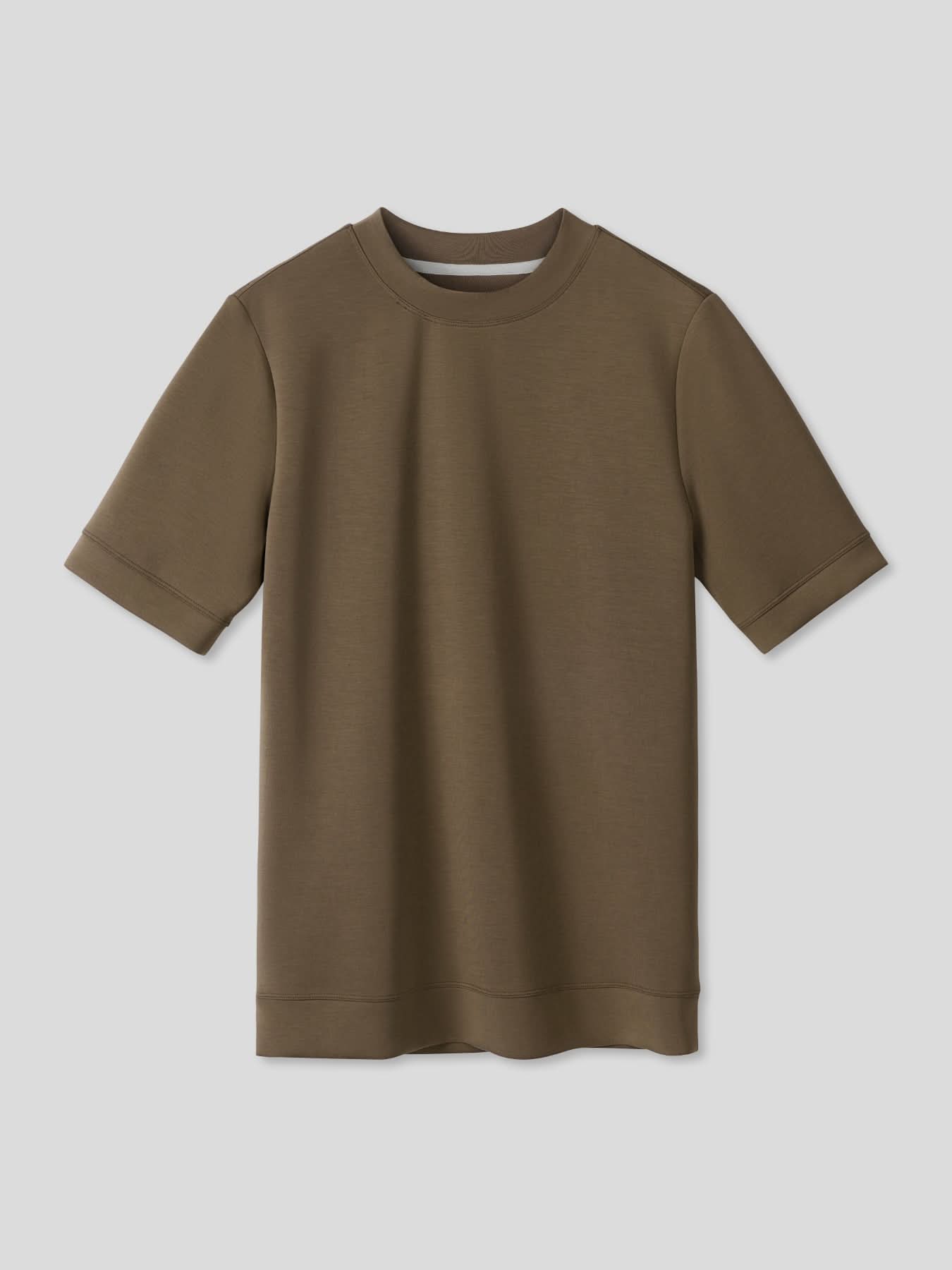 Camiseta de manga corta en mezcla de modal: corte ajustado