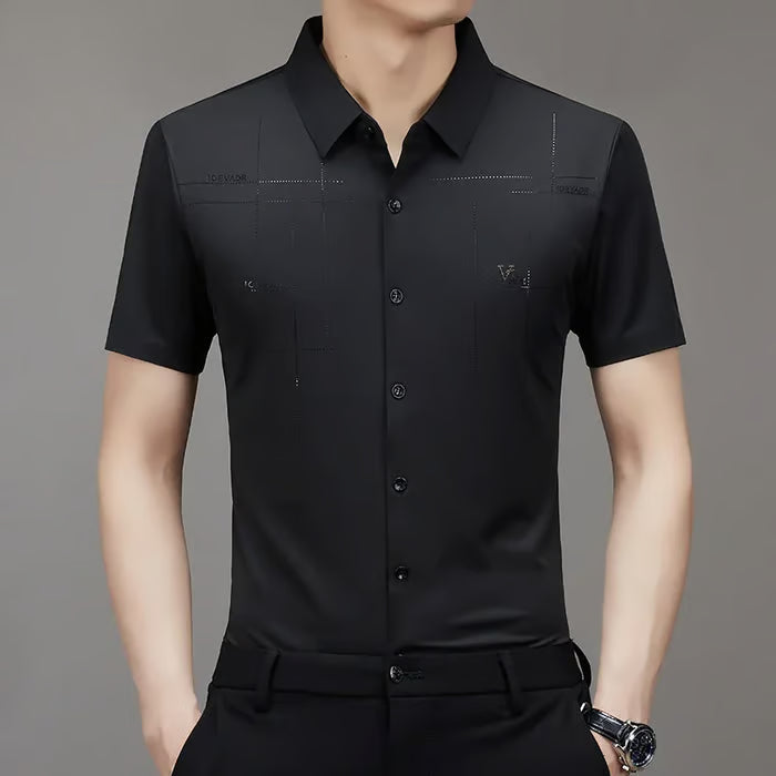 Men's business shirt in ice silk - BUY 1 AND GET 2