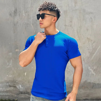 Men's Vintage Henley T-shirt