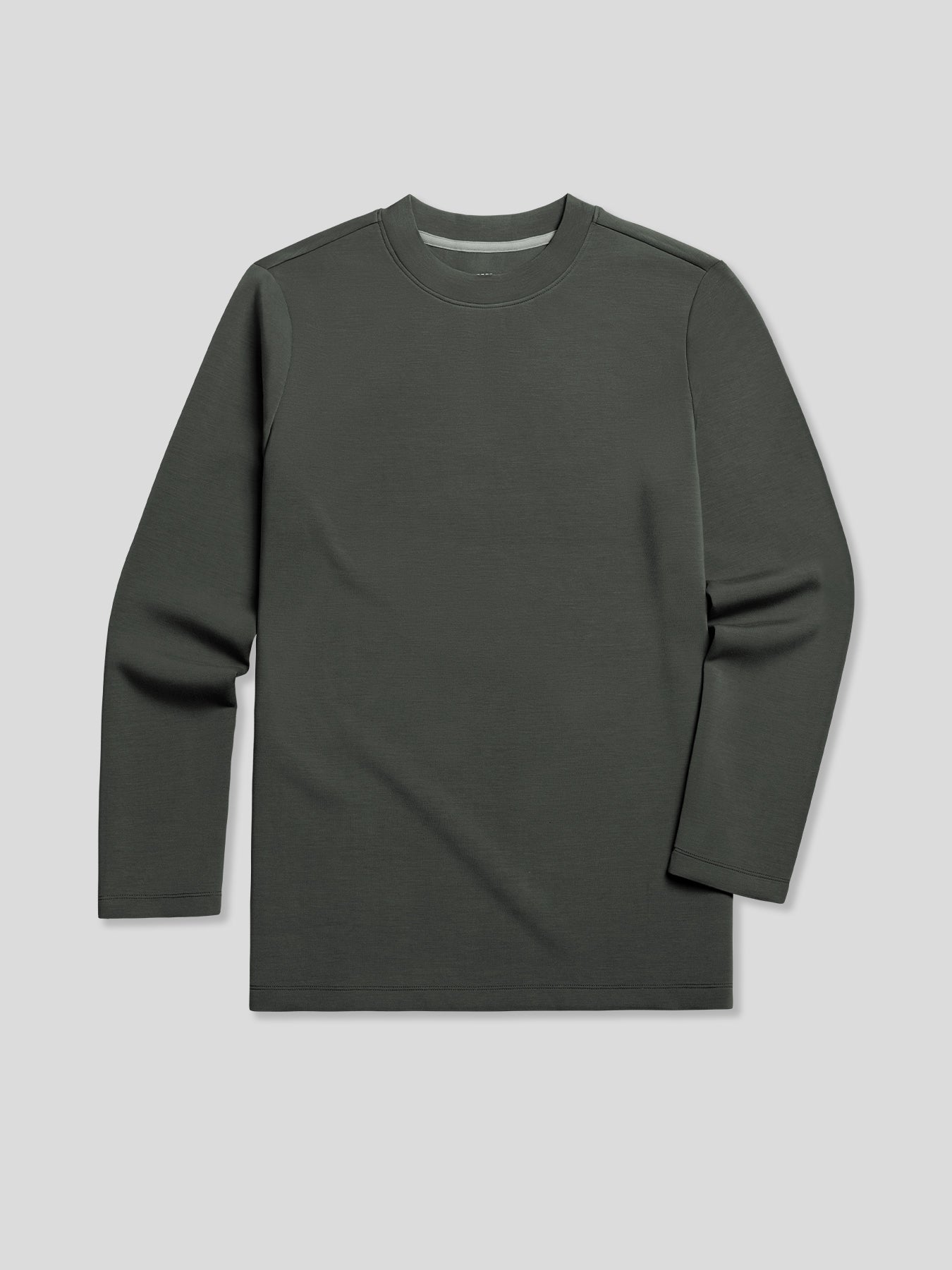 Camiseta de manga larga con parche en el codo en mezcla de modal: corte entallado