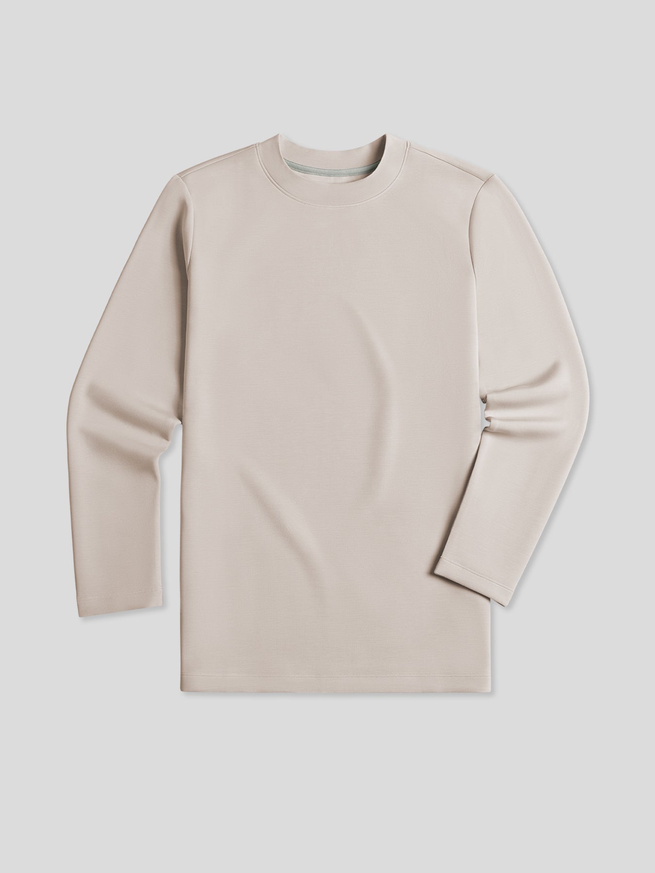 Camiseta de manga larga con parche en el codo en mezcla de modal: corte entallado