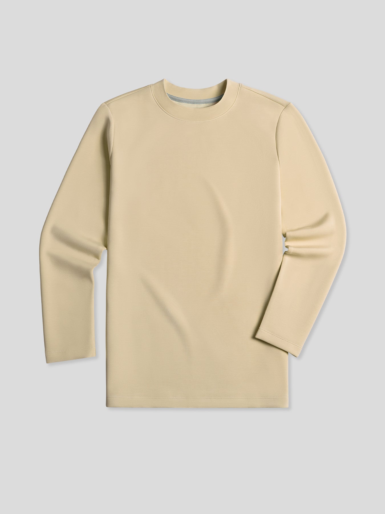 Camiseta de manga larga con parche en el codo en mezcla de modal: corte entallado