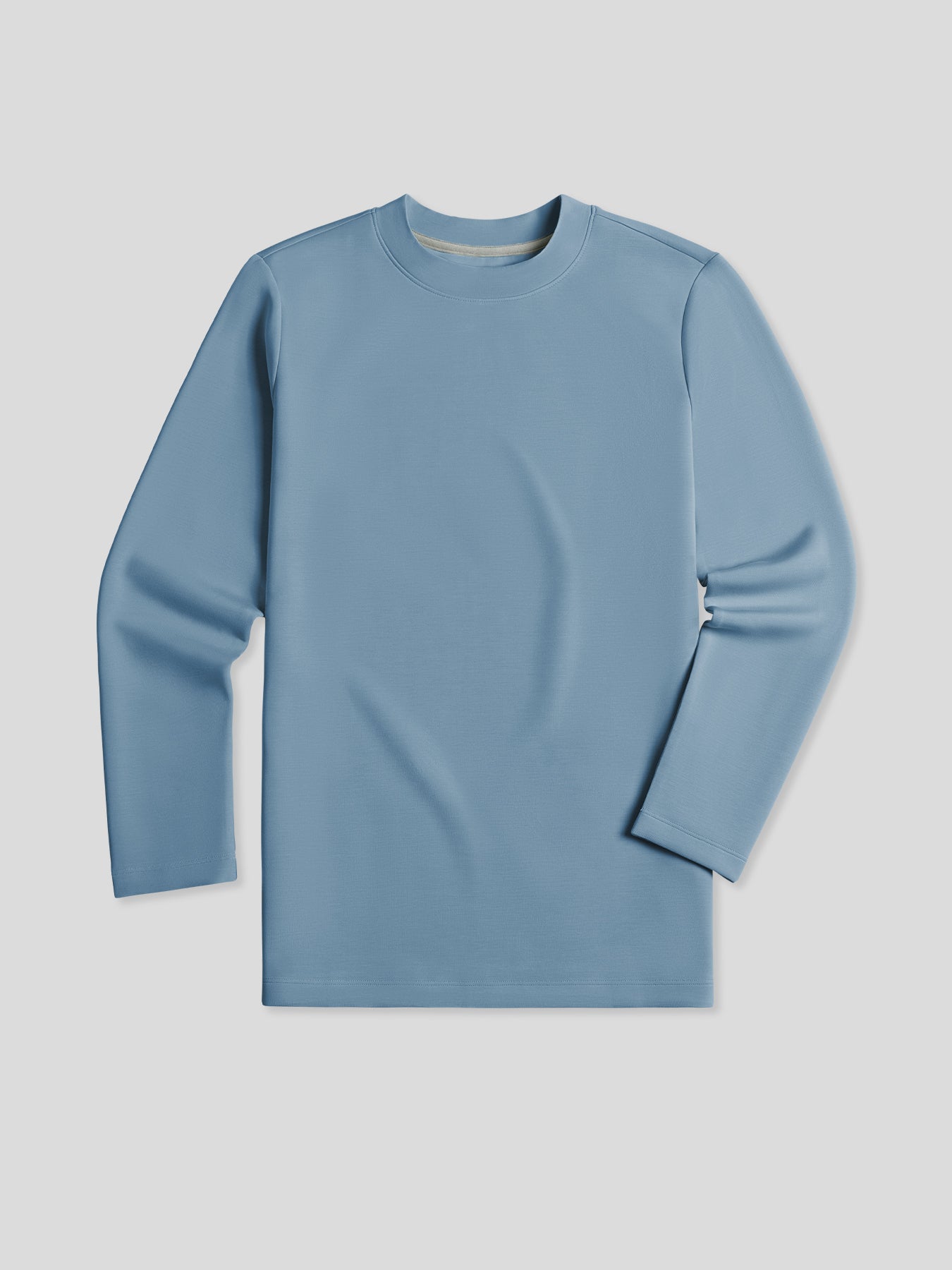 Camiseta de manga larga con parche en el codo en mezcla de modal: corte entallado