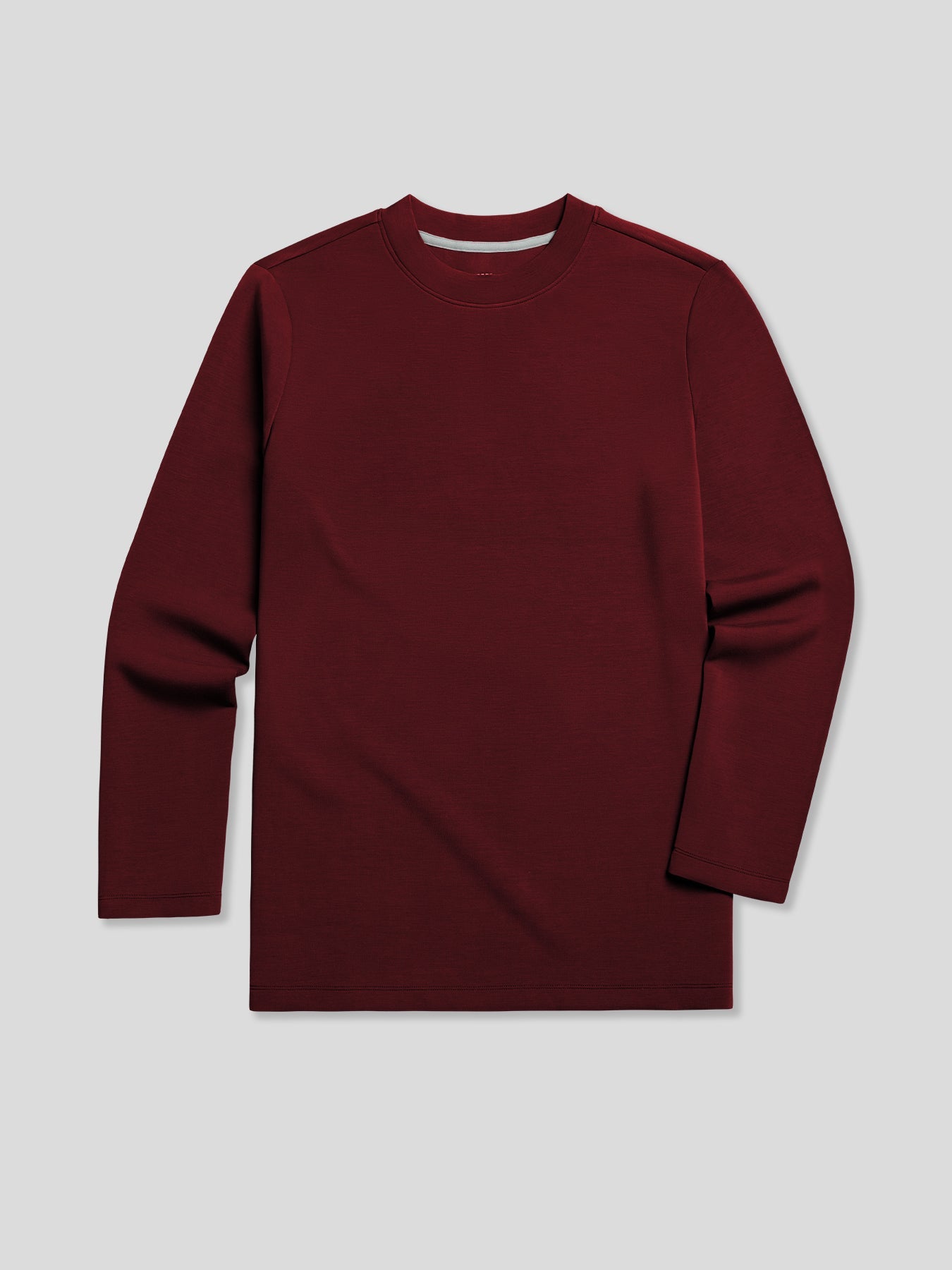 Camiseta de manga larga con parche en el codo en mezcla de modal: corte entallado