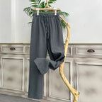 Pantalón casual de hombre - Ancho, vaporoso y ligero de lino