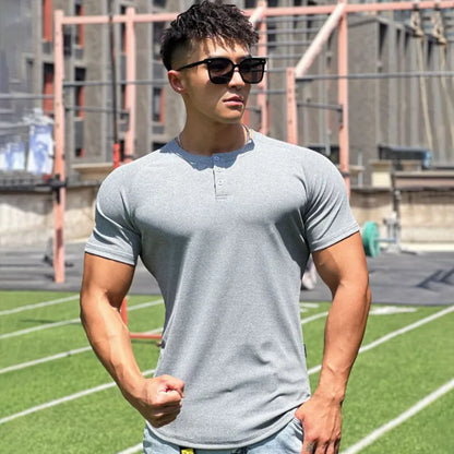 Men's Vintage Henley T-shirt
