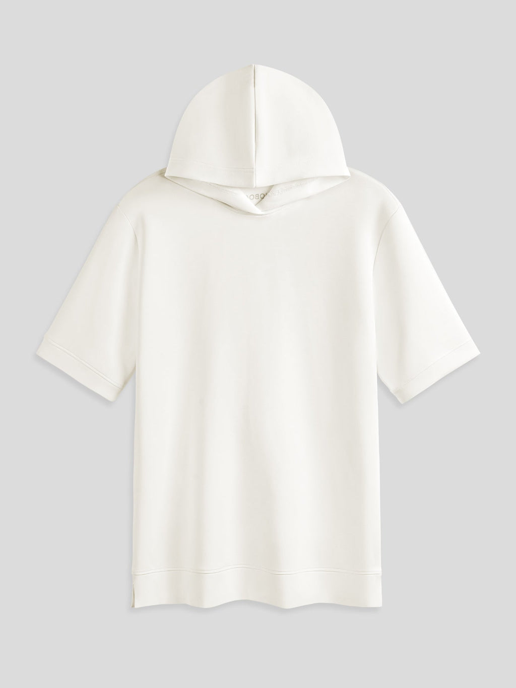 Sudadera de manga corta en mezcla de modal