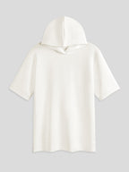 Sudadera de manga corta en mezcla de modal