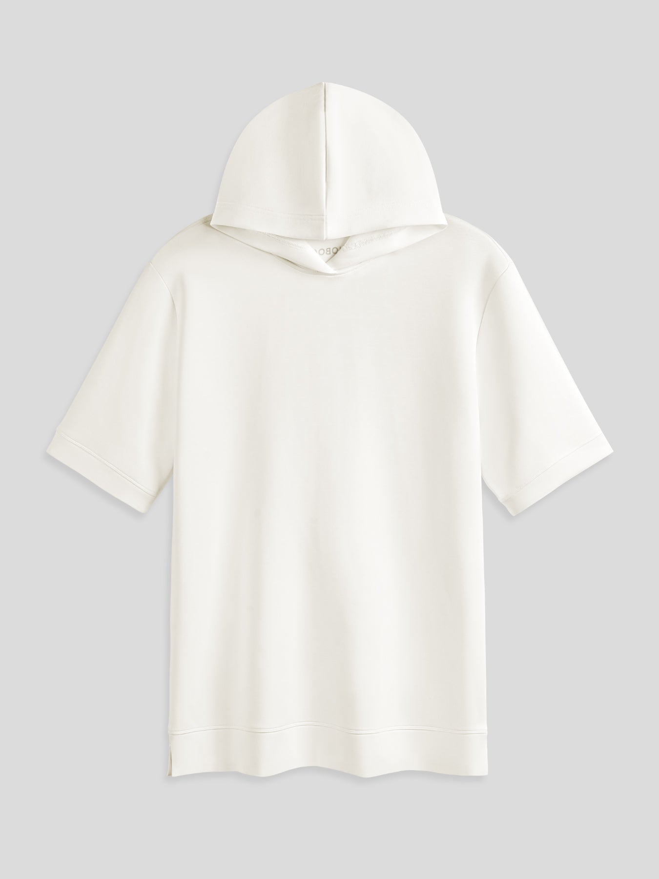 Sudadera de manga corta en mezcla de modal