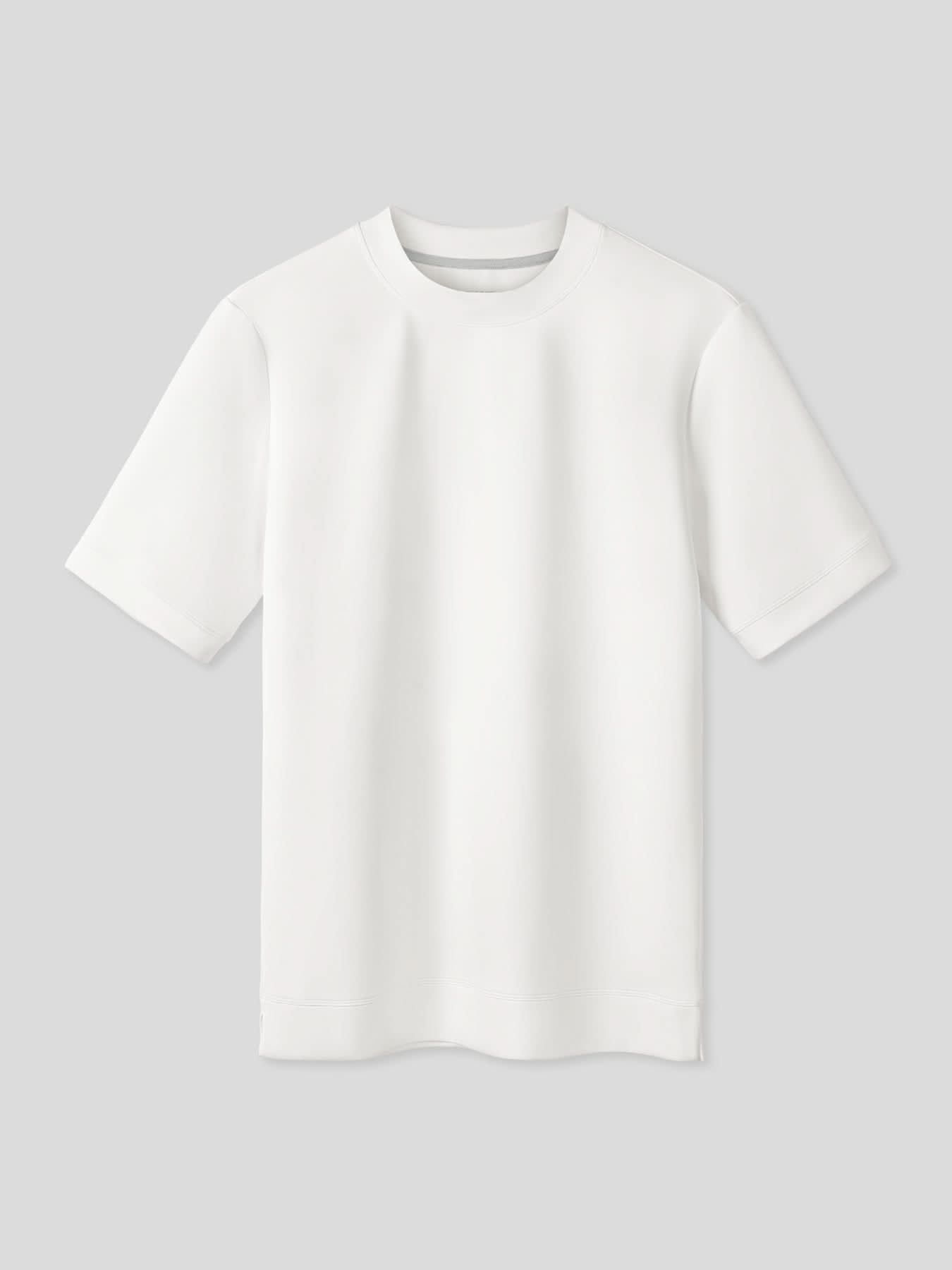 Camiseta de manga corta en mezcla de modal: corte ajustado