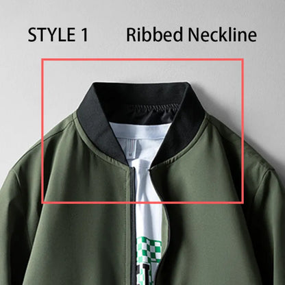 Men's flight jacket for fall and winter