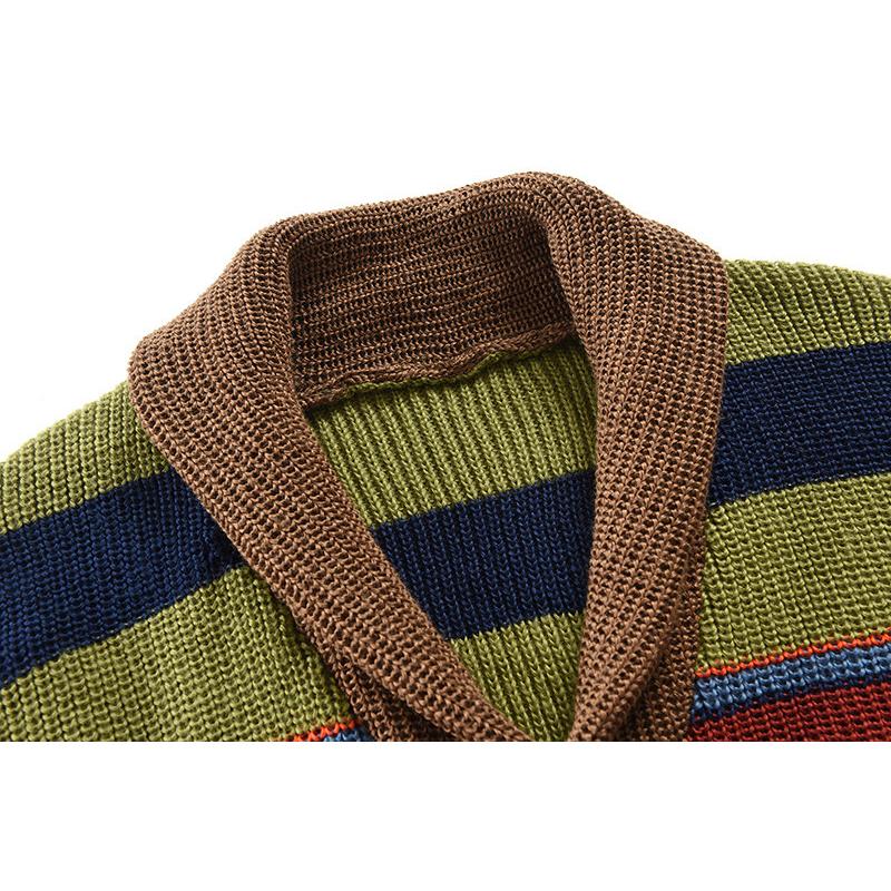Chaqueta de hombre con solapa y bloques de color