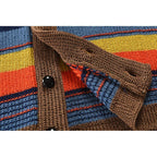 Chaqueta de hombre con solapa y bloques de color