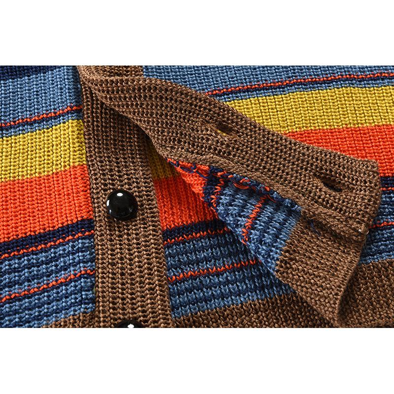 Chaqueta de hombre con solapa y bloques de color