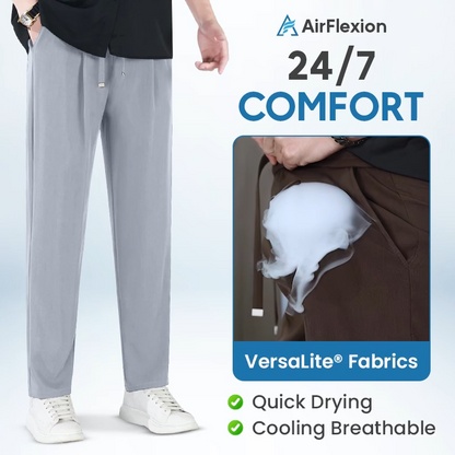 EaseTactic Pull On Ice Silk Stretch Smart Casual Pants - BUY 1 & GET 2
