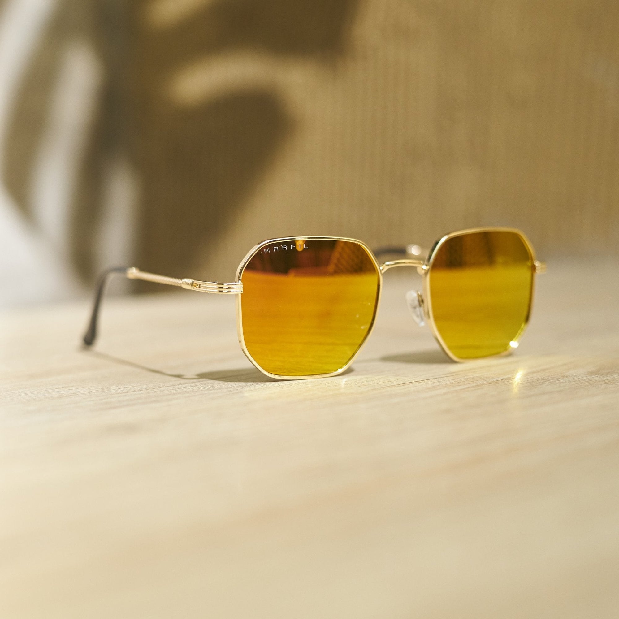 GAFAS DE SOL MARFIL VINTAGE TORNASOL ROJO - LLÉVATE 2 Y PAGA 1